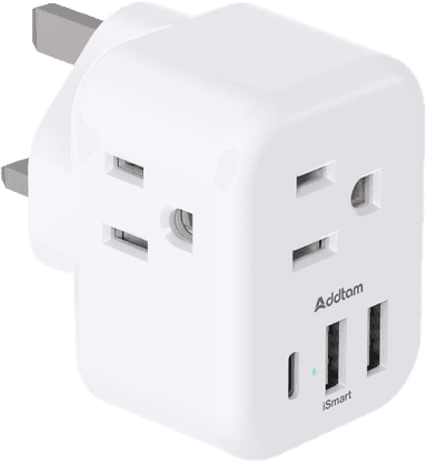 US to UK Ireland Plug Adapter