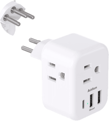 US to Switzerland Plug Adapter
